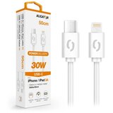 ALIGATOR DATKP57 - USB kabl USB-C / Lightning 30W Power Delivery 0,5m bela | Eponuda.com