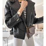 Gemre Black biker jacket faux leather Laisné | shoptok.hr