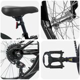 Planinski Bicikl 20 Inča 6-Speed za 5-8 godina Crna | shoptok.hr