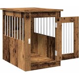 Namještaj za sanduk za pse staro drvo 45x62x59 cm izrađeno drvo | shoptok.hr