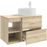  Set namještaja za kupaonicu 2 kom. Hrast sonoma | shoptok.hr