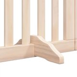  Vrata za pse s vratašcima 12 panela sklopiva 600 cm drvo topole | shoptok.hr