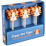 Rex London Ziggy the Tiger - Rođendanske svećice set 6 - Ziggy the Tiger | ePonuda.com