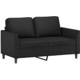  2-dijelni set sofa s jastucima crni od umjetne kože | shoptok.hr