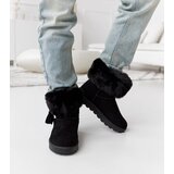 Gemre Black snow boots insulated with fur Geradino | ePonuda.com