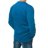 DStreet Bluza męska gładka niebieska BX4983 | Shoptok.si