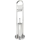 Wenko 16993100 - WC komplet VASTO 22x81 cm, od nerđajućeg čelika, srebrne boje | Eponuda.com
