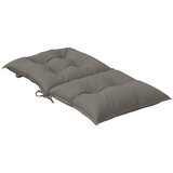  Jastuci za stolice 4 kom prošarano tamnosiva 100x50x7cm tkanina | shoptok.hr
