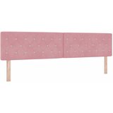  s opruga kutije s madracem Ružičasta 200 x 200 cm Baršun | shoptok.hr