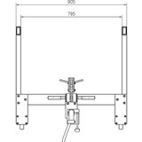 eurokraft basic Dvigalo za sode, višina dviga 780 mm, nosilnost 300 kg | Shoptok.si
