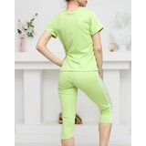 Resti Neon green women's sports tracksuit set - Clothing | Shoptok.si