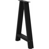  Noge za blagovaonski stol A-oblika 2 kom Crne 60 x (72-73) cm Čelik | shoptok.hr
