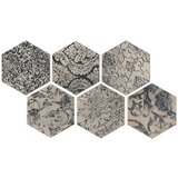 Cir Esagona Collins Blue 24x27.7cm MIAMI 11 granitna pločica
