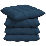 vidaXL Sedežne blazine 2 pcs Modra 40 x 40 x 6 cm blago, (5000111848) | Shoptok.si