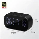 budilica, FM radio, BT, HandsFree, USB, microSD, baterija, crna ABTS-S2