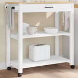  Kuhinjska kolica MONZA 84 x 40 x 88,5 cm od masivne borovine | Eponuda.com