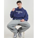 New Balance LINEAR GRAPHIC FLEECE HOODIE Tamno plava | shoptok.hr