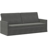  Set sofe 2 pcs Tamnosiva Kordura tekstil - Tamnosiva 1-sjedalni + 3-sjedalni (180 cm) | shoptok.hr