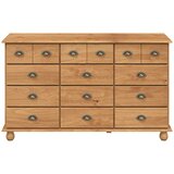  Komoda ASKIM Smeđa 79 x 40 x 133,5 cm Čvrsto borovo drvo | shoptok.hr