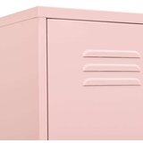 vidaXL Omara s ključavnico roza 35x46x180 cm jeklo | Shoptok.si