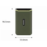 Transcend ssd ESD380C 2000GB/eksterni/USB 3.2/type c/crna Cene