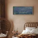  Slika - Claude Monet – Water Lilies (Water Lilies) III 100x40 U prirodnom drvenom okviru | shoptok.hr