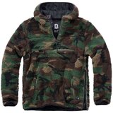 Brandit Muški flis pulover s kapuljačom Worker, Woodland | shoptok.hr