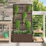  Gredni pergola sadilnik Rjava 70 x 30 x 135 cm Kovina, (5000187691) Cene