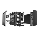 BE QUIET SILENT BASE 601 Window Black, MB compatibility: E-ATX / ATX / M-ATX / Mini-ITX, Two pre-installed Pure Wings 2 140mm fans, Ready for water cooling radiators up to360mm BGW26 | ePonuda.com