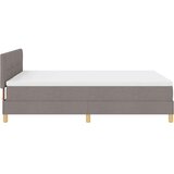  s opruga kutije Sivo-smeđa 140 x 190 cm tkanina | shoptok.hr