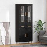  Kuhinjski ormarić 2 pcs Crni hrast 69 5 x 34 x 180 cm Konstruirano drvo | shoptok.hr