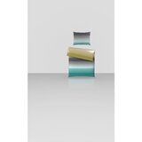 Novel POSTELJNINA CUBY 140/200 cm saten rjavosiva | Shoptok.si