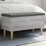  Klupa za pohranu siva boja hrasta 82x42x46 cm konstruirano drvo | shoptok.hr