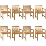  Vrtni blagovaonski set od 9 dijelova 200 x 100 cm masivno tikovino drvo | shoptok.hr