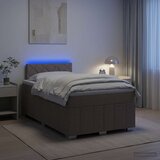  Boxspring krevet s madracem Sivosmeđa 120 x 200 cm Tkanina | shoptok.hr