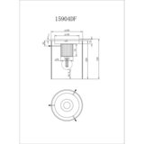 Globo 15904DF - Plafonsko svetlo TULIVAR 1xE27/40W/230V prečnik 18 cm belo | Eponuda.com