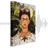  Slika - Frida Kahlo – Self-Portrait with Thorn Necklace and Hummingbird 60x90 Akustična | shoptok.hr