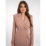 Edoti Elegant women's mini dress with heart neckline and long sleeves BLAISE DL | Eponuda.ba