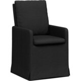  Trpezarijske stolice 2 pcs Crna 57 x 67 x 98 cm tkanina | shoptok.hr