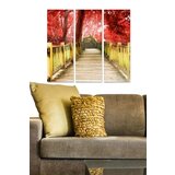 Wallity MDF118266394 multicolor decorative mdf painting (3 pieces) | ePonuda.com