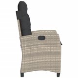  3-dijelni bistro set s jastucima svjetlosivi od poliratana | shoptok.hr