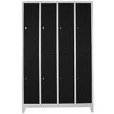 Hanah home Js1030Sı GreyBlack Locker Storage Cabinet | ePonuda.com