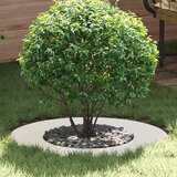  Pogodno za ravni drveni prsten Bijelo Ø40 / 70 cm Čelik | shoptok.hr