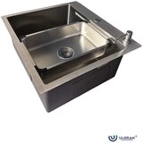 Ulgran Inox sudopera HD5550 Hrom sa dozerom za deterdžent i korpicom 55x50cm | ePonuda.com