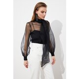 Trendyol Black Bow Detailed Organza Blouse | Shoptok.si