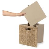 Compactor Kutija za pohranu od morske trave u prirodnoj boji 30x30x30 cm – | shoptok.hr