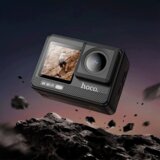 hoco. Športna kamera, 1.3"/2" IPS LCD, 4K UHD, WiFi, microSD - DV102 | Shoptok.si