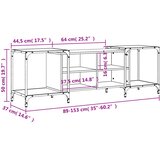 TV ormarić boja dimljenog hrasta 153x37x50 cm konstruirano drvo | shoptok.hr