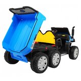 Traktor na akumulator Farmer - dvosedežni - moder | Shoptok.si