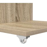  Stranska miza Sonoma hrast 40 x 35 x 60 cm Konstruiran les, (5000201776) | Shoptok.si